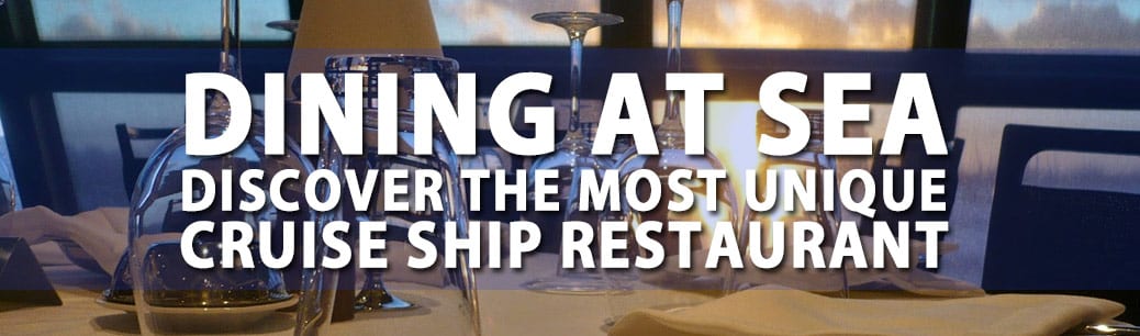 Unique Cruise Ship Restaurant